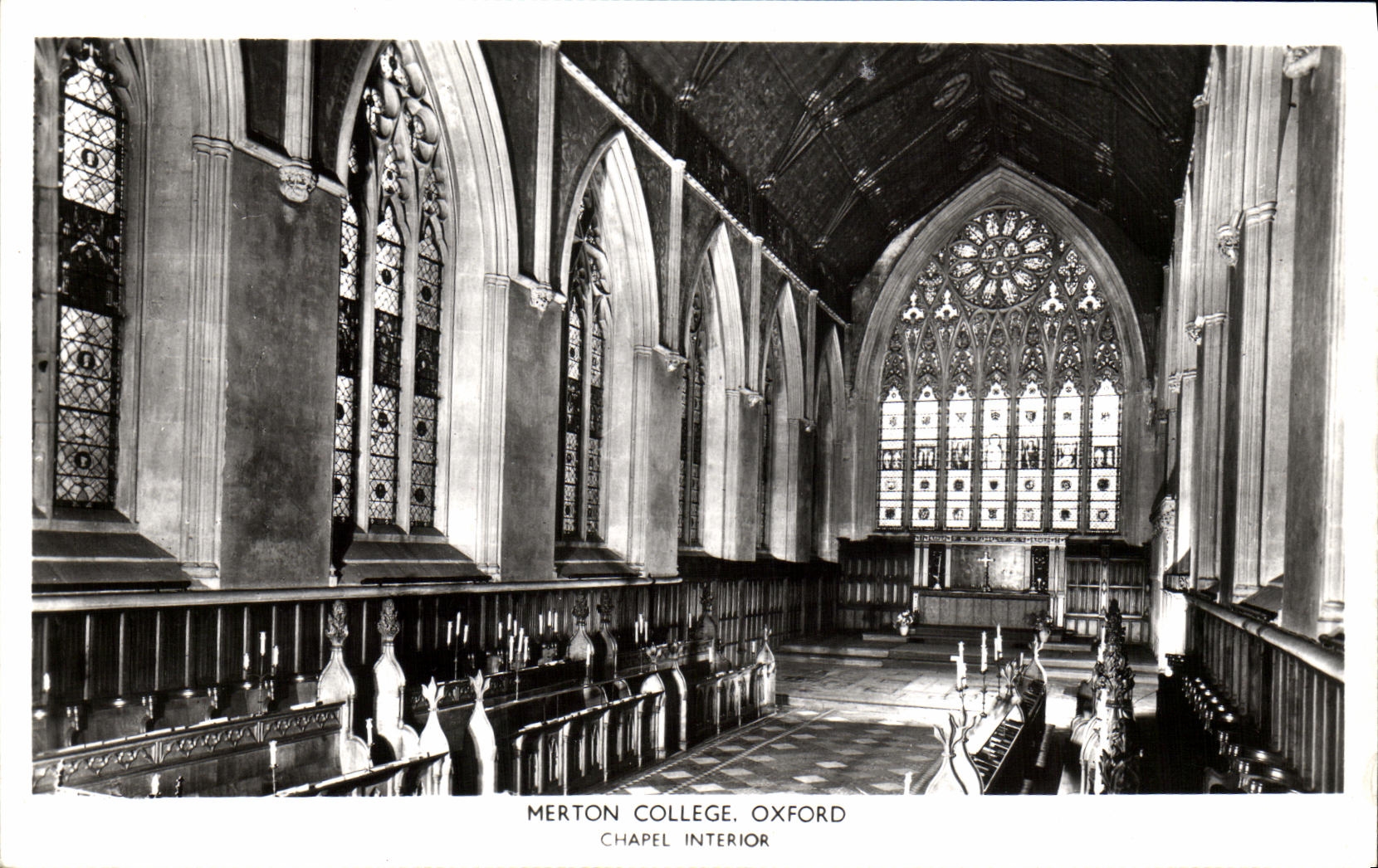 CPA Merton College Oxford Chapel interior