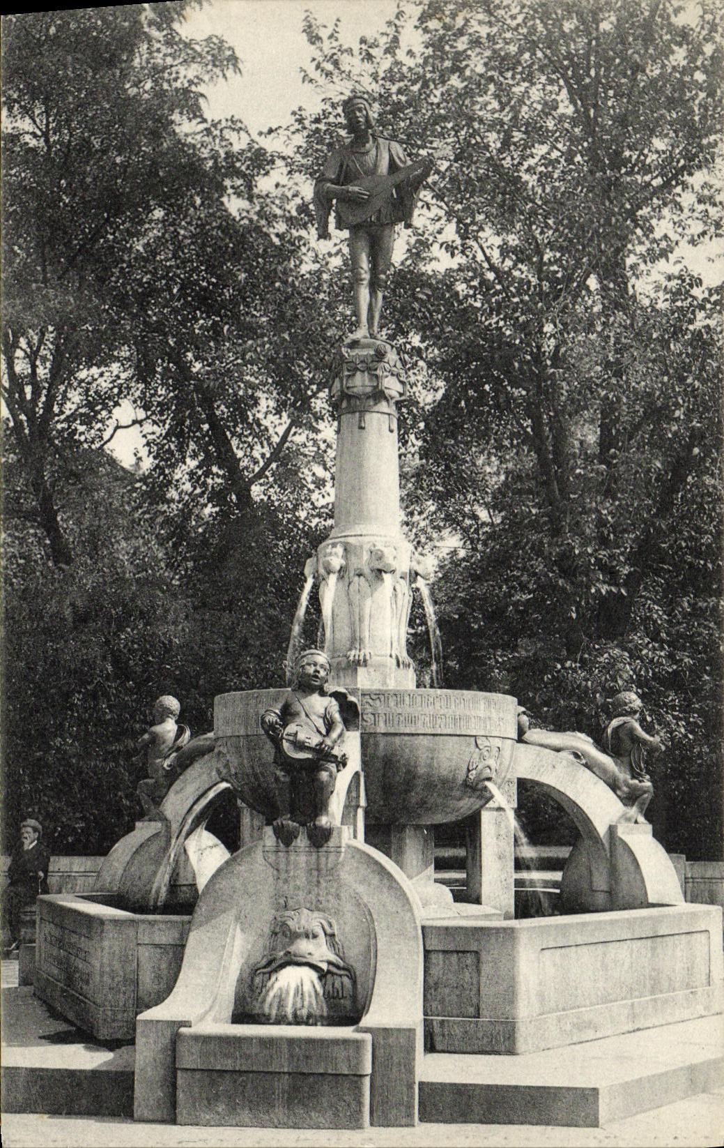 CPA Nurnberg Minnesangerbrunnen