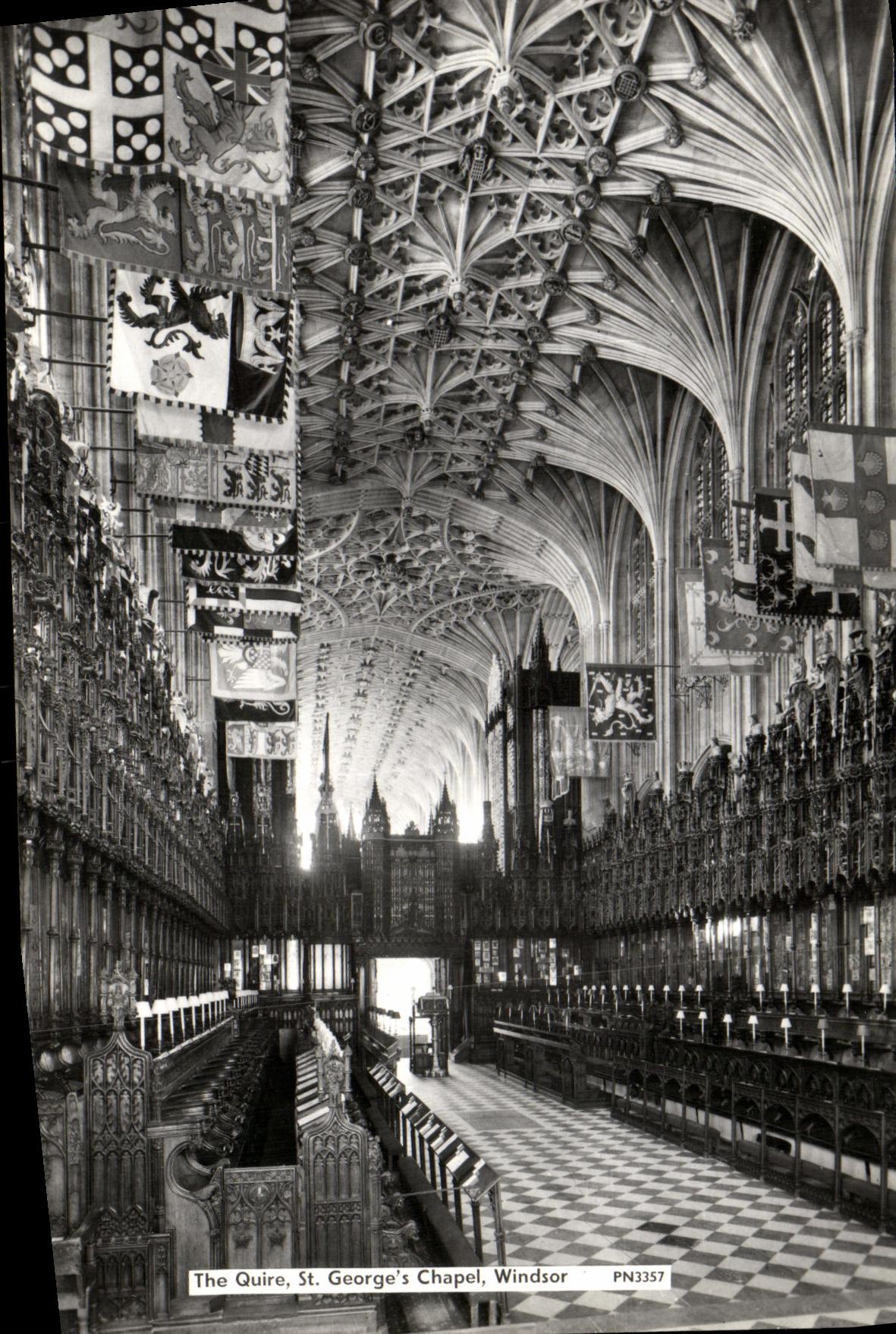 CPA The Quire St George s Chapel Windsor