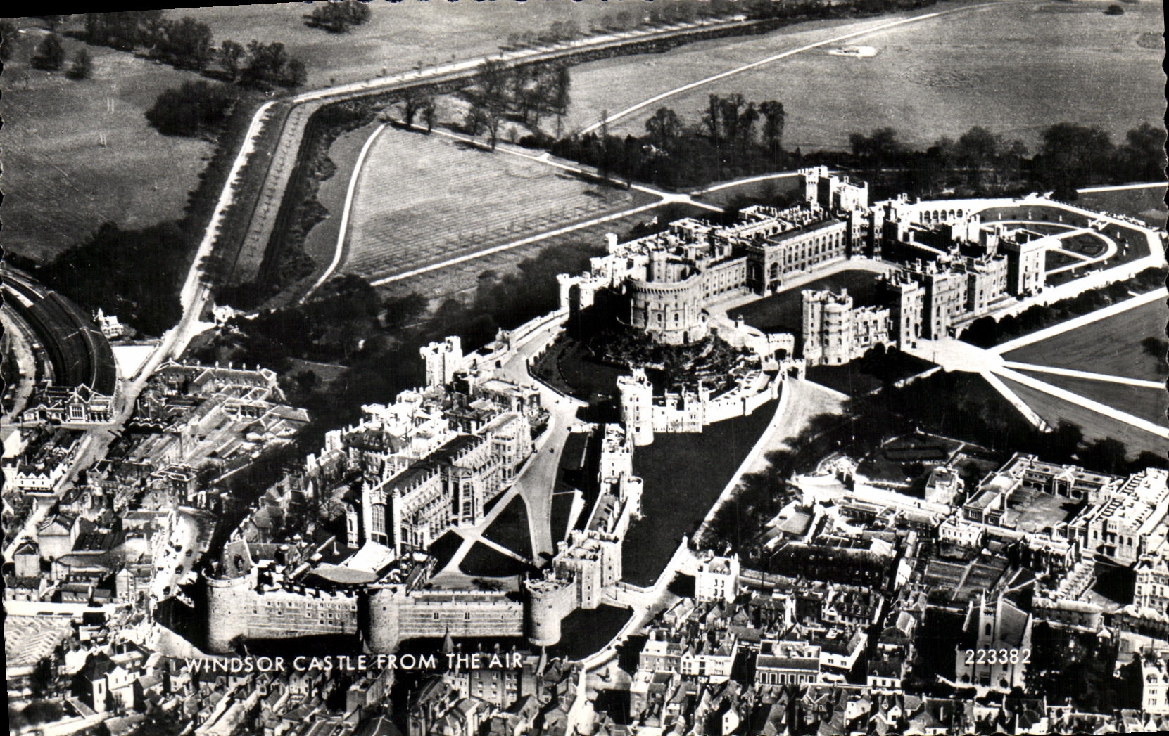 CPA Windsor castle from the air