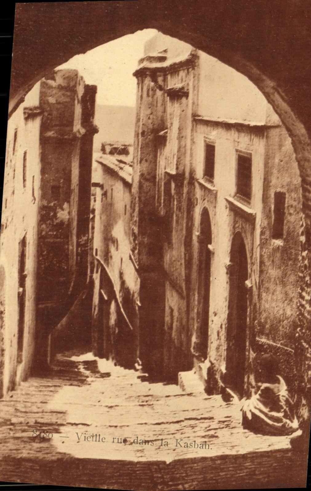 Calle vieja de la POSTAL de la VENDIMIA en el Kasbah