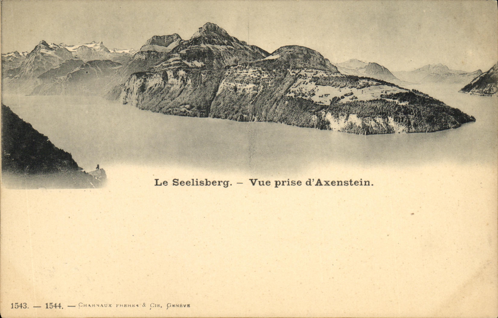 CPA Le Seelisberg Vue Prise D Axenstein