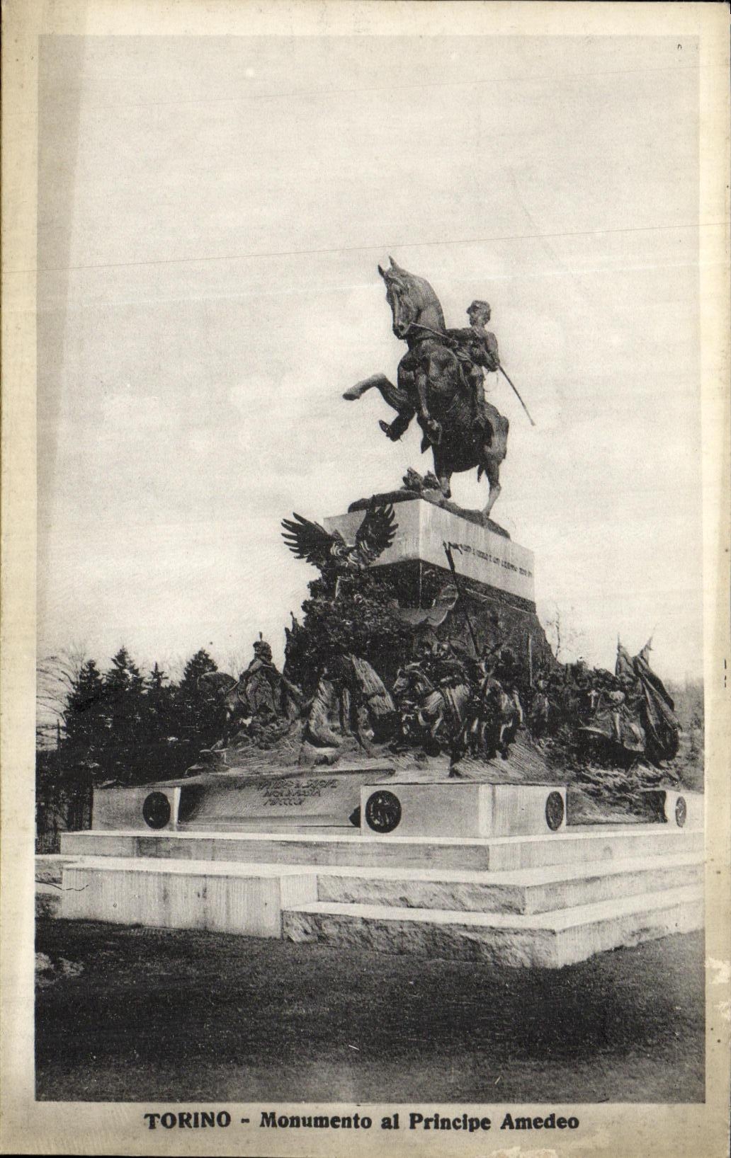 CPA Torino Monumento al Princlpe Amedeo