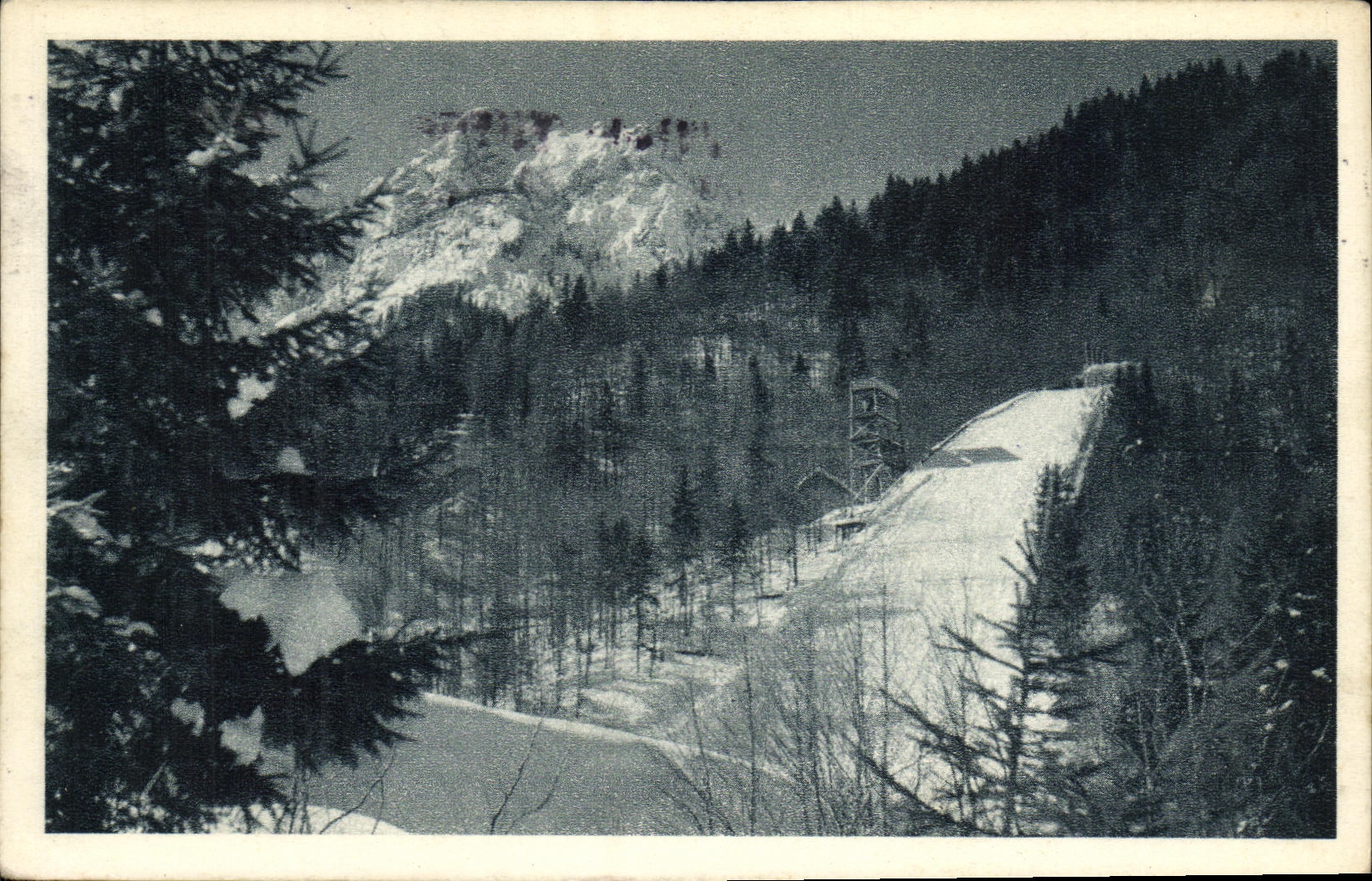 VINTAGE POSTCARD Flanica Velika Skakalnica