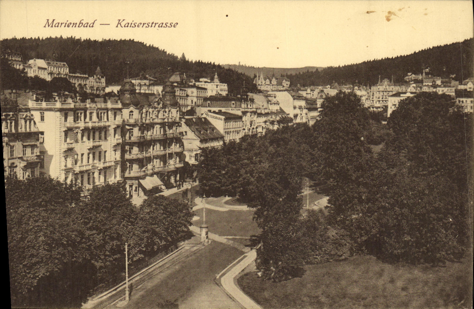 CPA Marienbad Kaiserstrasse
