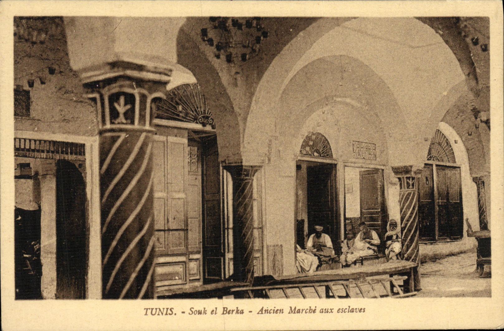 CPA Tunis Souk el Berka Ancien Marche aux esclaves