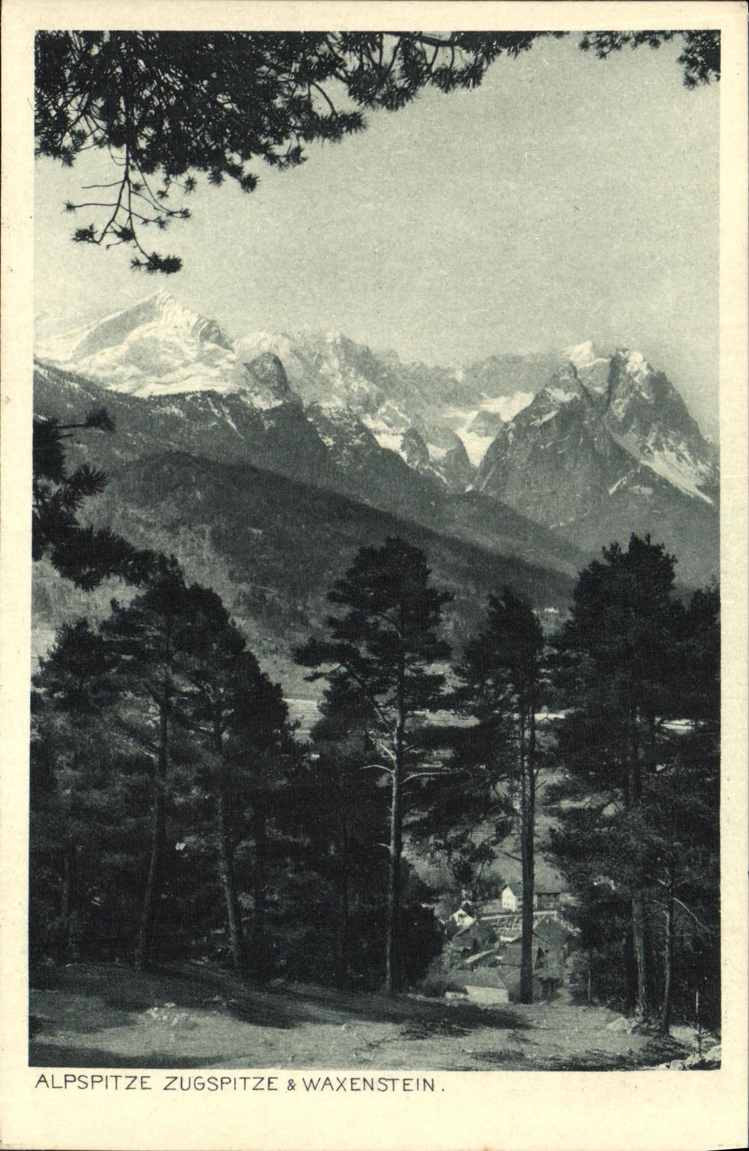 CPA Alpspitze Zugspitze Waxenstein