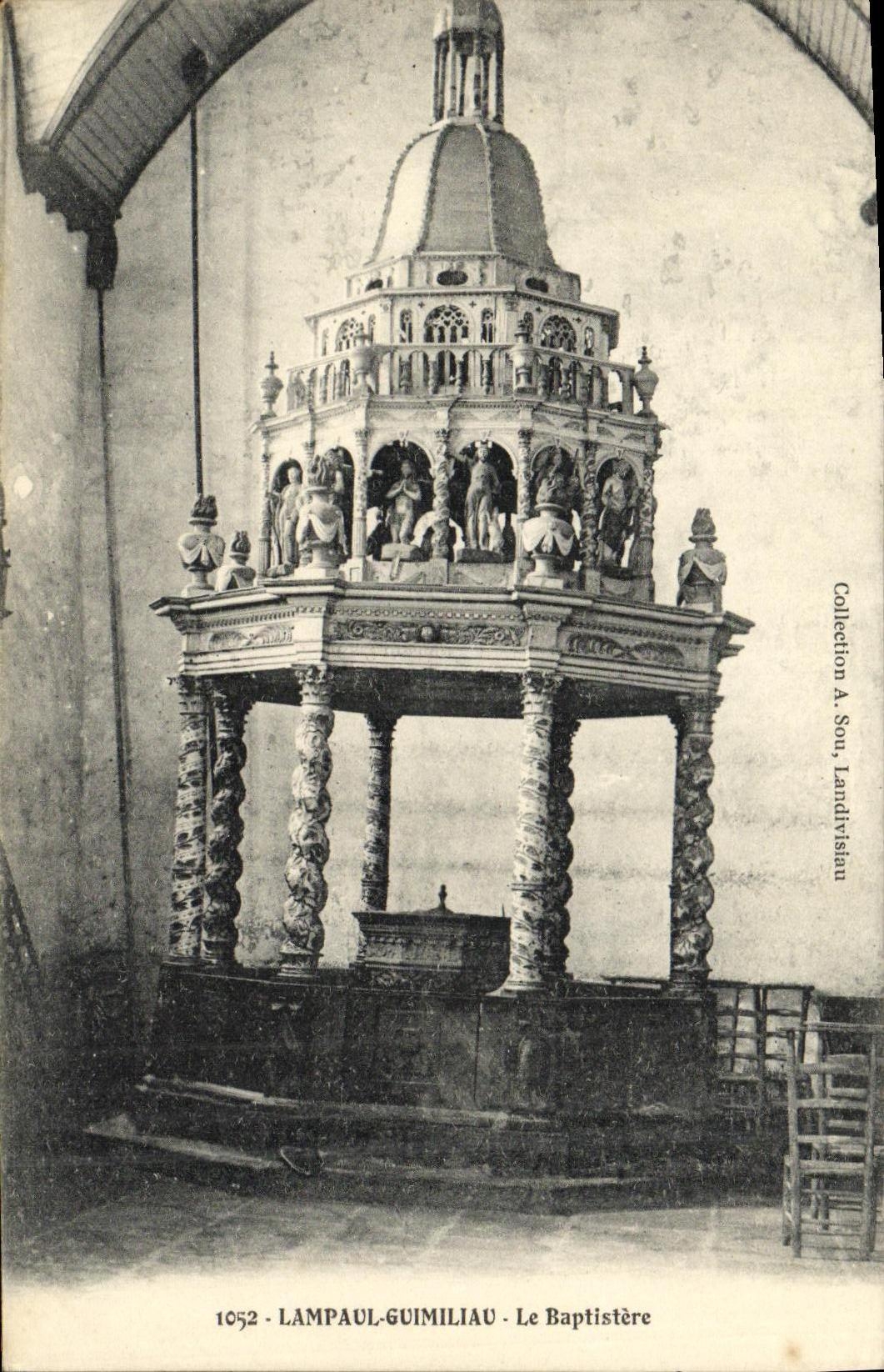 CPA Lampaul Guimiliau Le baptiste