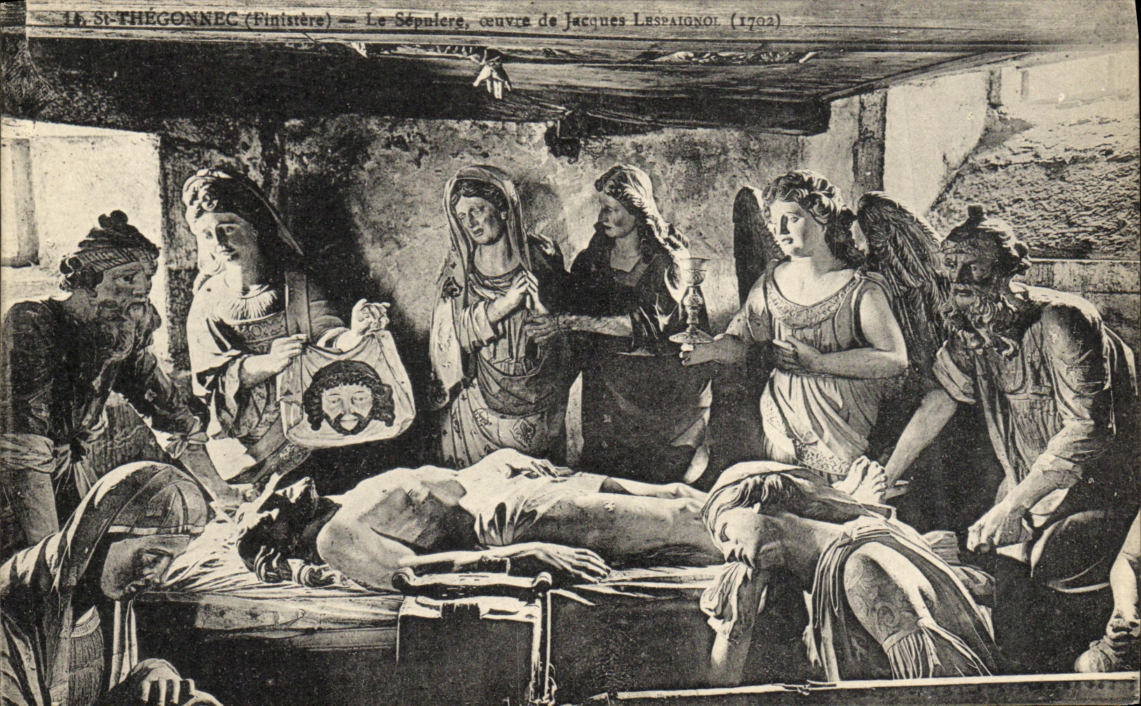 CPA St Thegonnec Finistere Le Sepnlers Jacques Lespaignol