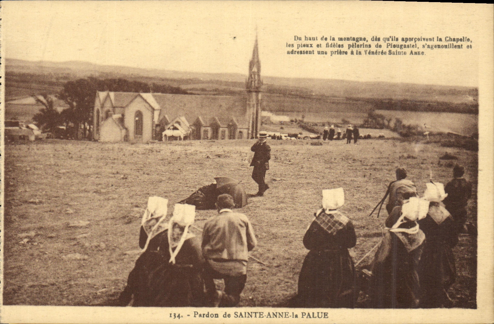 CPA Pardon de Sainte Anne la Palue Folklore