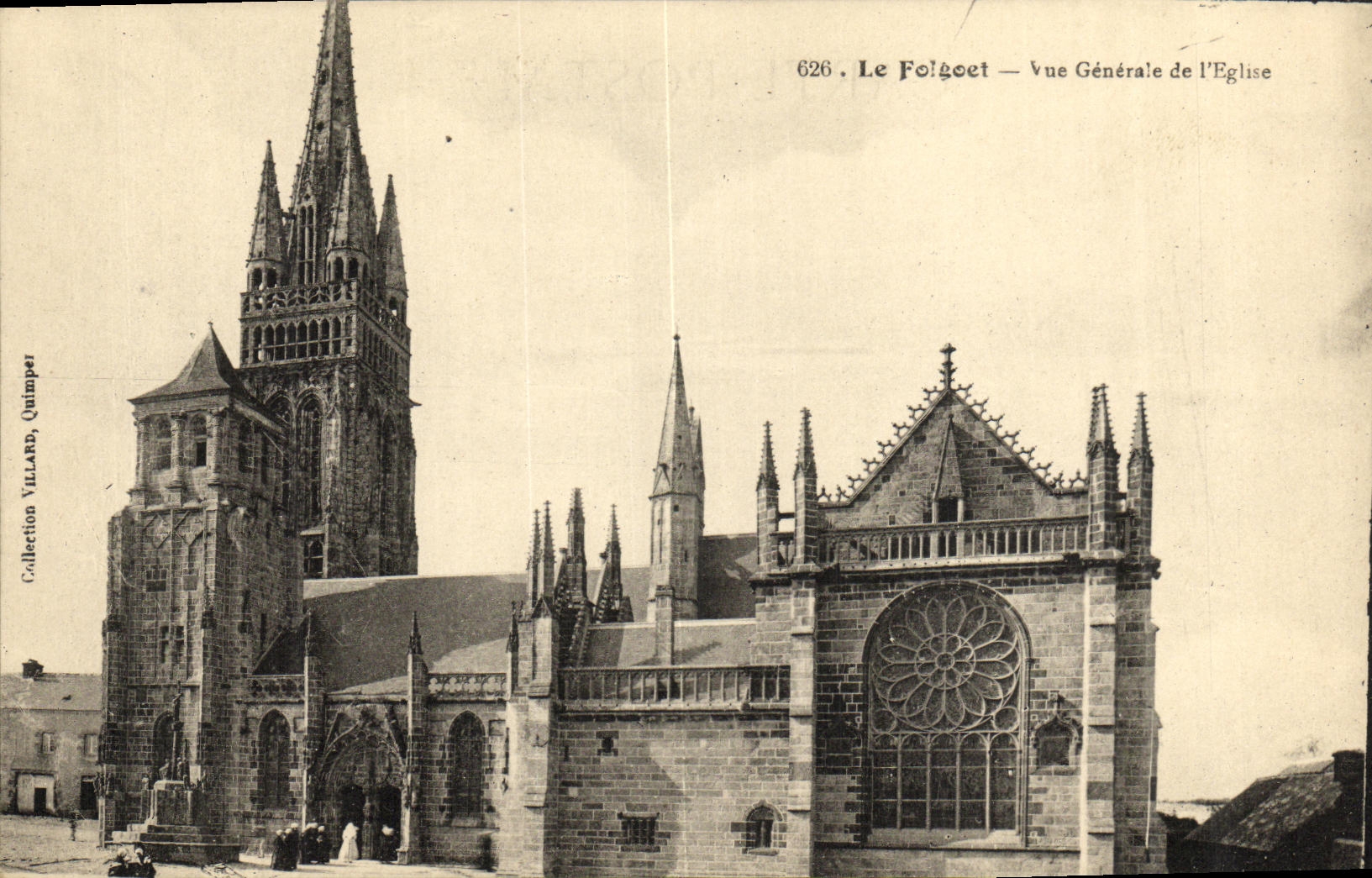 CPA Le Folgoet Vne Generale de l eglise