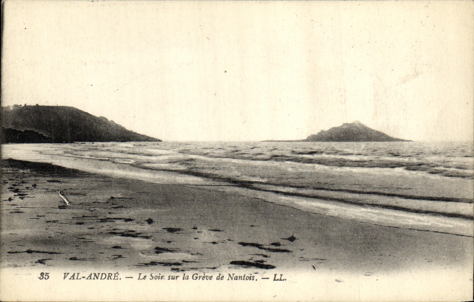 VINTAGE POSTCARD Valley Andre the Evening on the Strike of Nantois