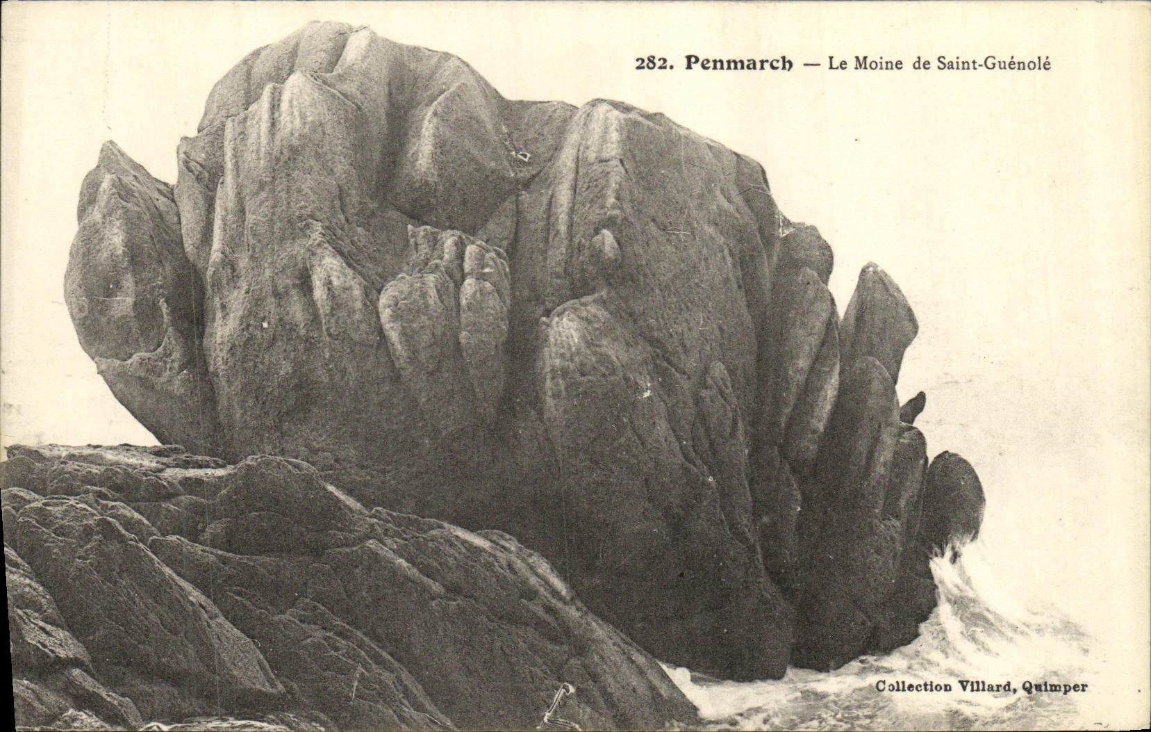 VINTAGE POSTCARD Penmarch the Monk of Guenole Saint