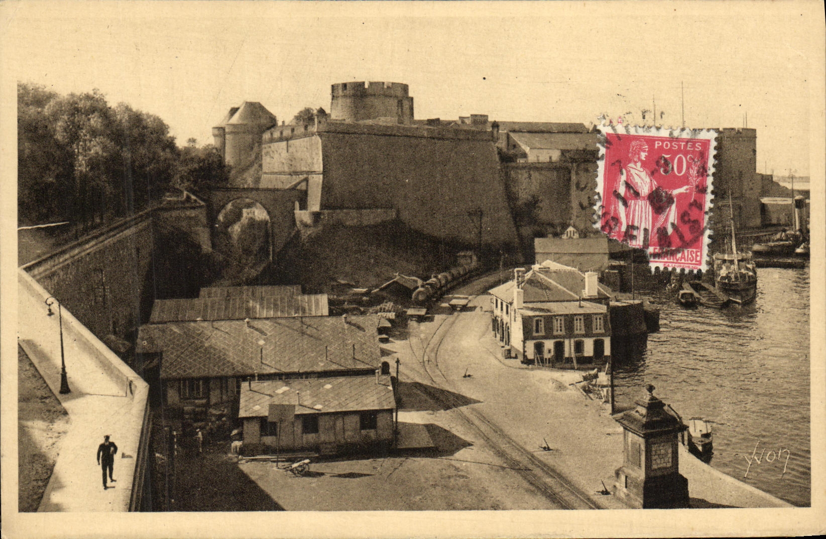 CPA Bretagne Breast Le Chateau