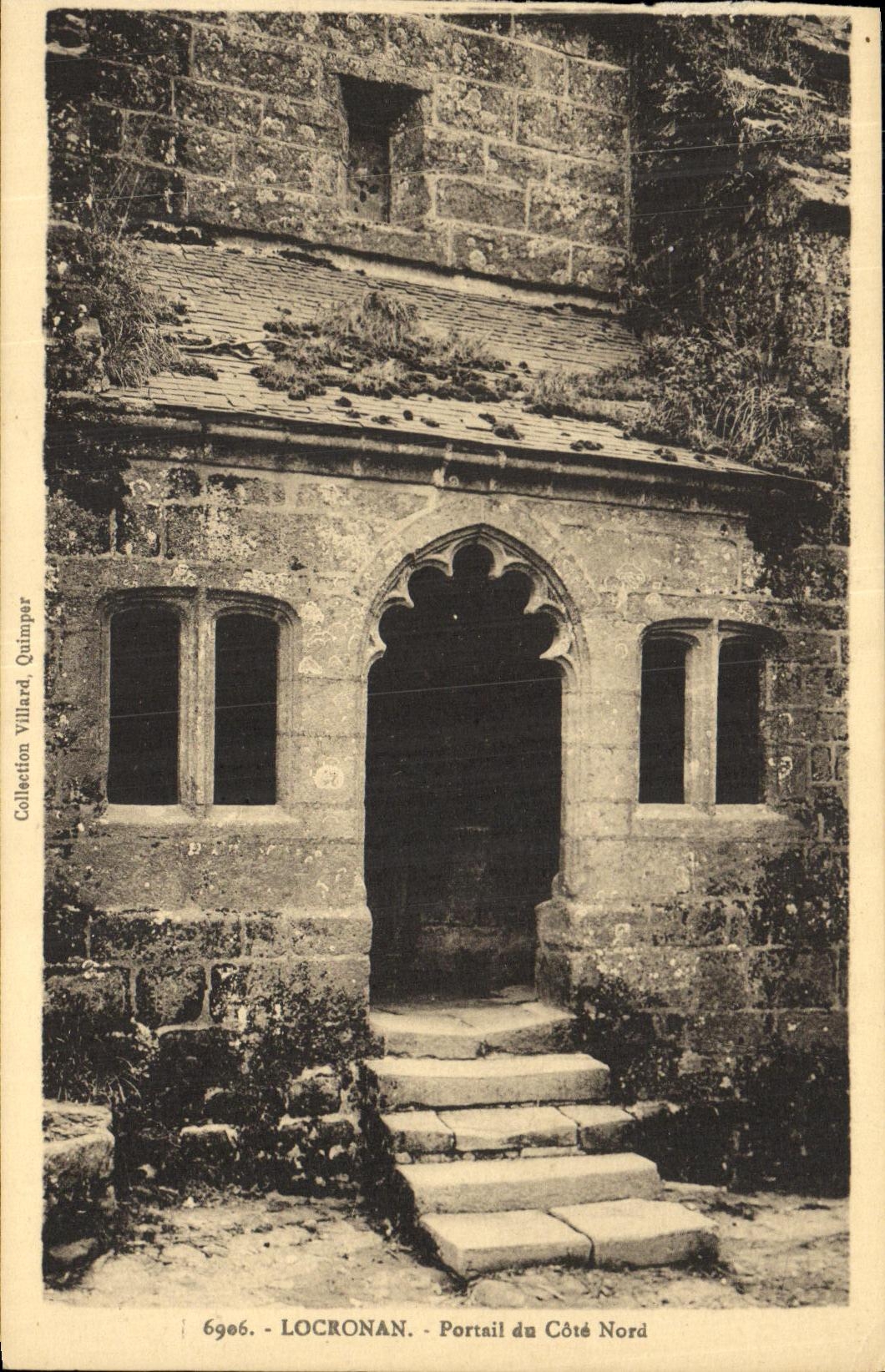 VINTAGE POSTCARD Locronan Gate of the Northern Dimension