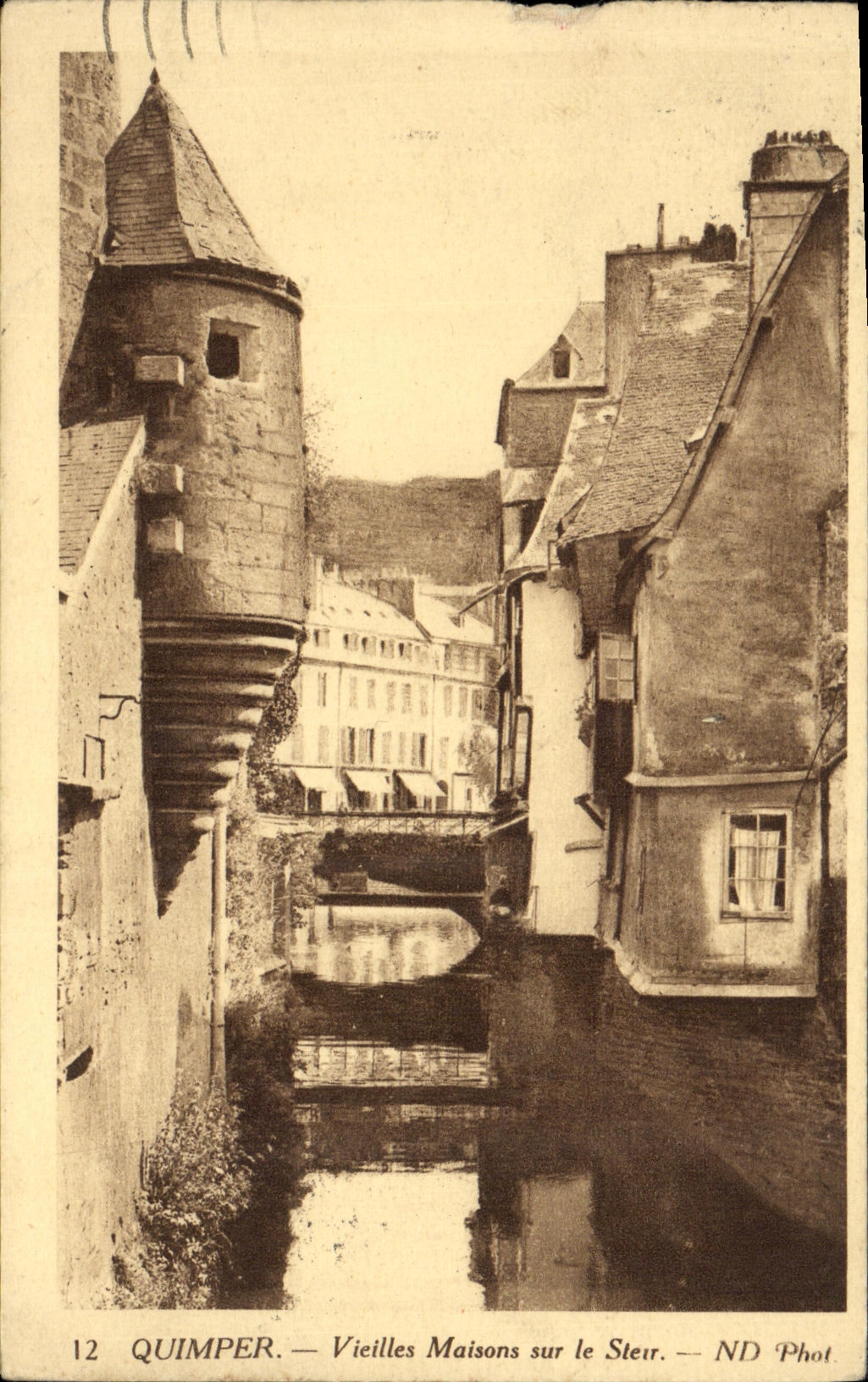 CPA Quimper Vieilles Maisons sur la Steir