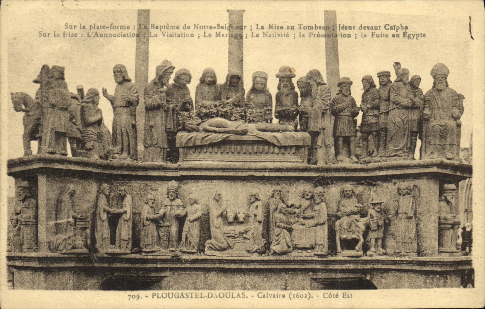 CPA Plougastel Daoulas Calvaire