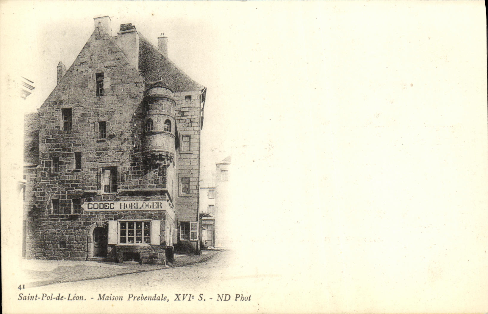 VINTAGE POSTCARD Holy pol  Of Leon Prebemdale House