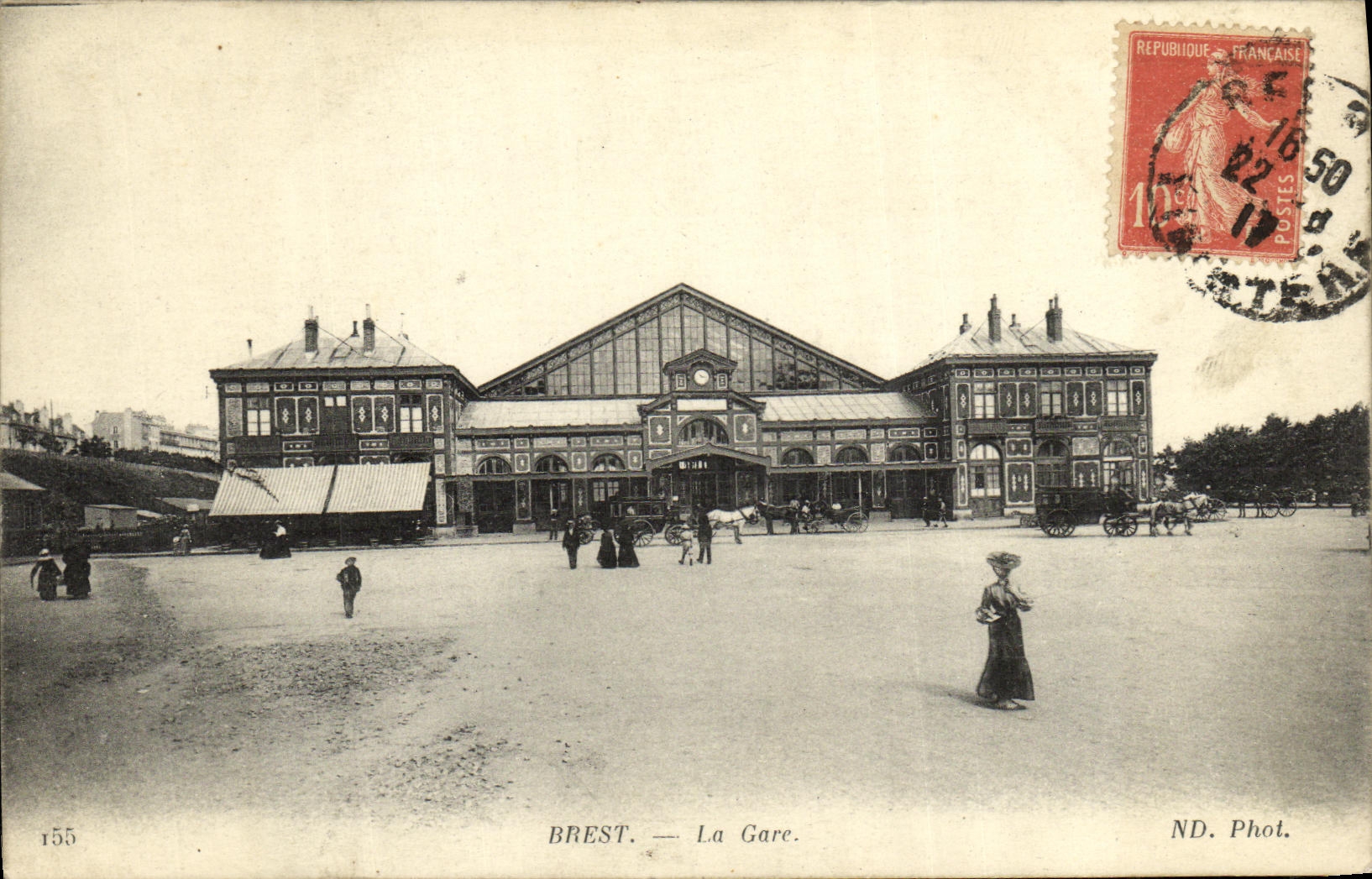 CPA Brest La Gare