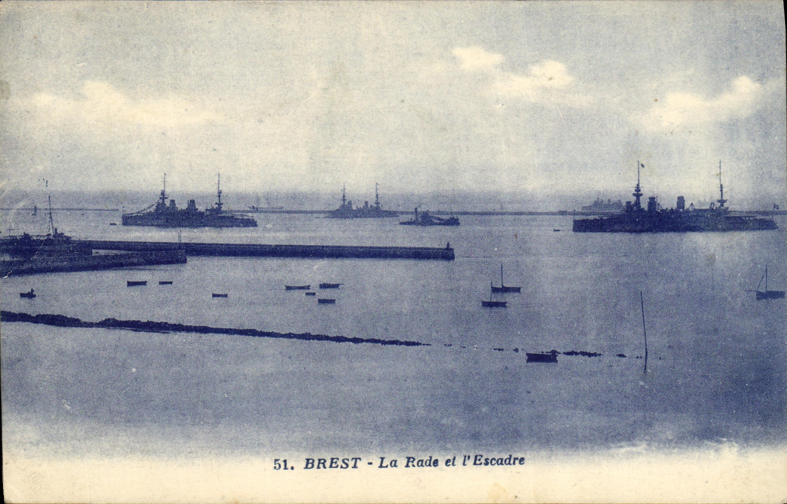 CPA Brest La Rade et l Escadre Bateaux