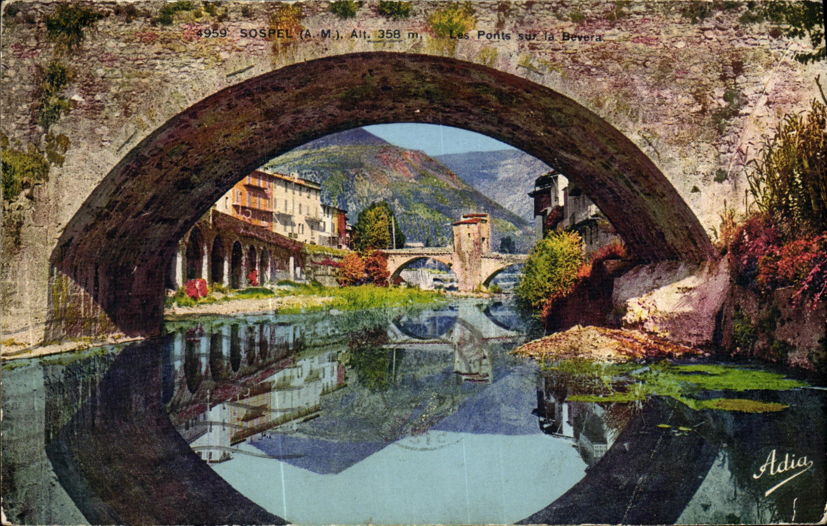CPA Sospel Altitude Les Ponts sur la Bevera
