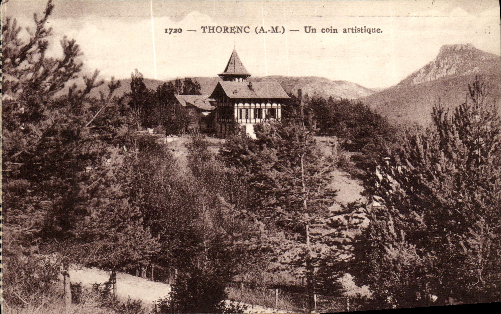 CPA Thorenc Un coin Artistique