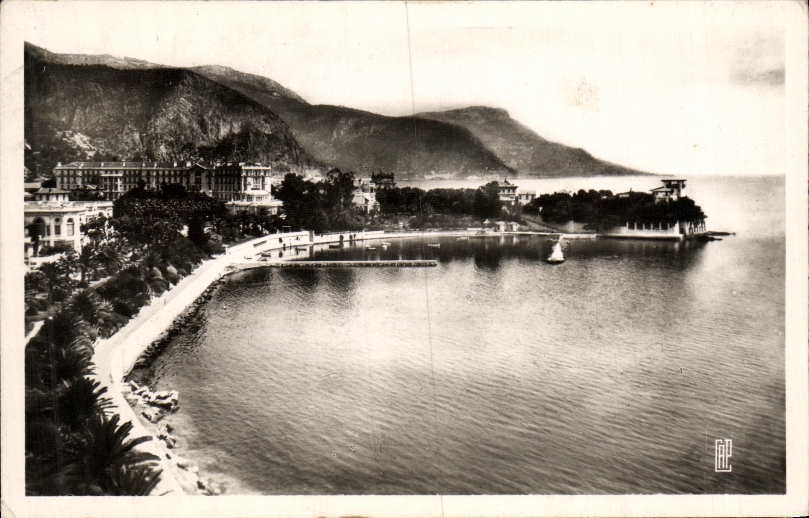 CPA Beaulieu Sur Mer La baie et la pointe de la fourmi