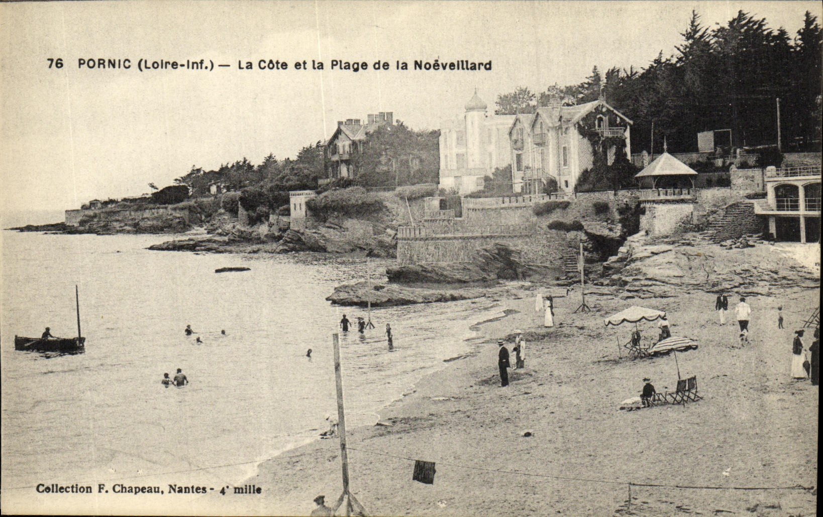 CPA Pornic La Cote et la Plage de la Noevellard
