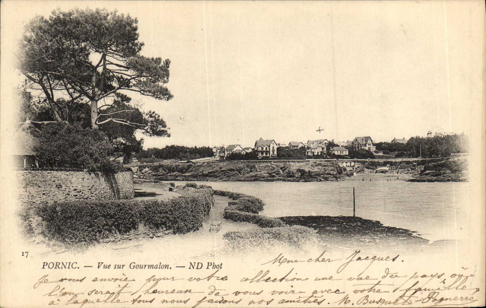 CPA Pornic Vue sur Gourmalon