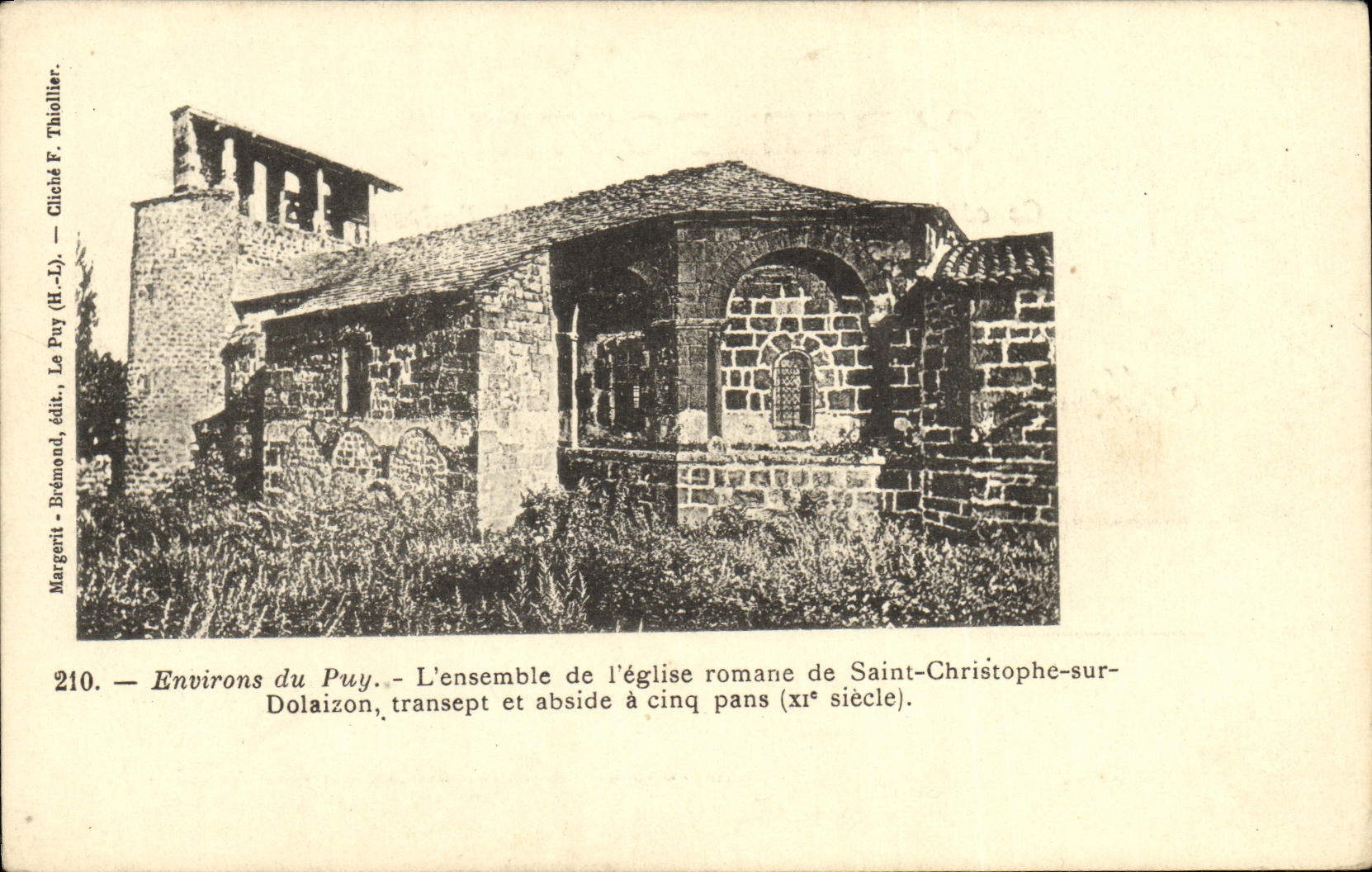CPA Environs du puy L ensemble de l eglise romane de Saint Christophe sur Dolaizon