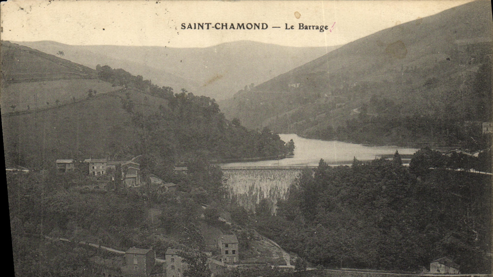 CPA Saint Chamond Le Barrage