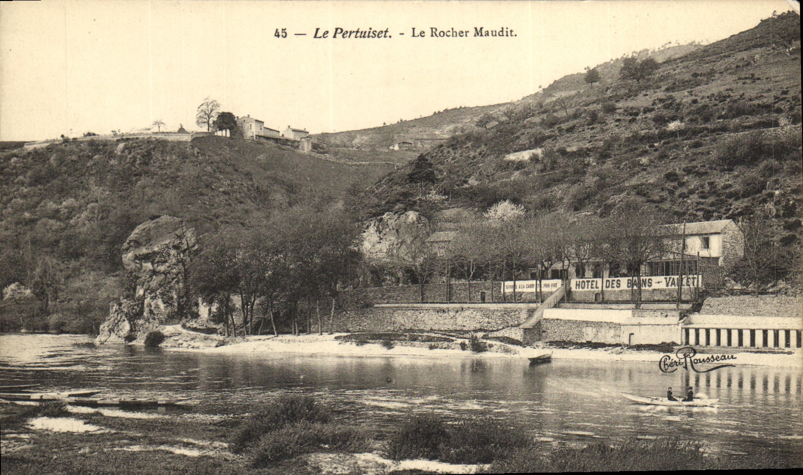 CPA Le Pertuiset Le Rocher Maudit