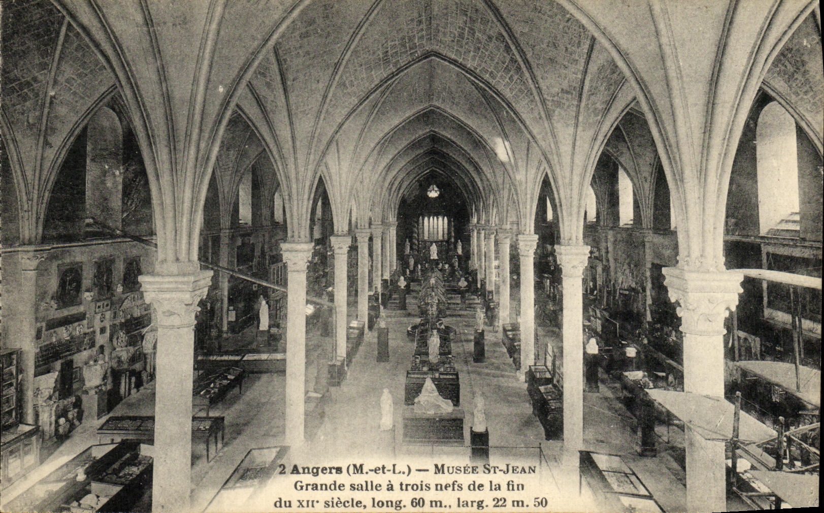 CPA Angers Musee St Jean Grande Salle A Trois Nefs
