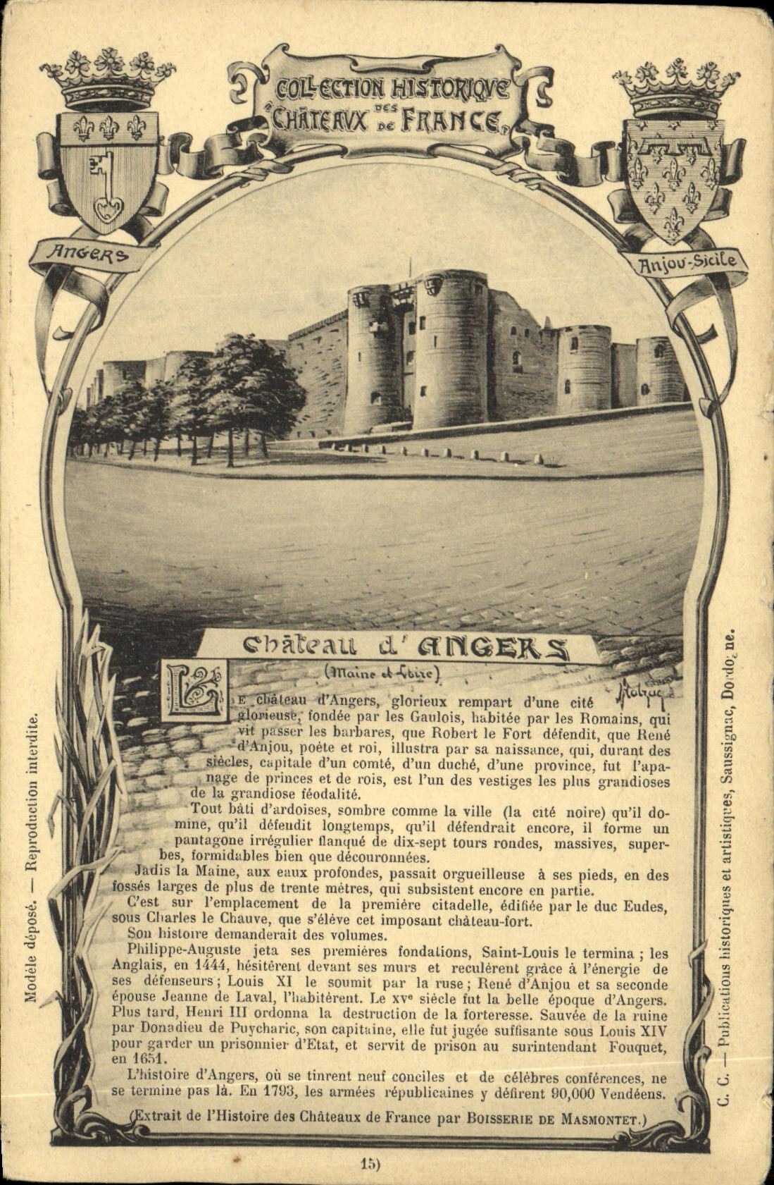 CPA Chateau d Angers