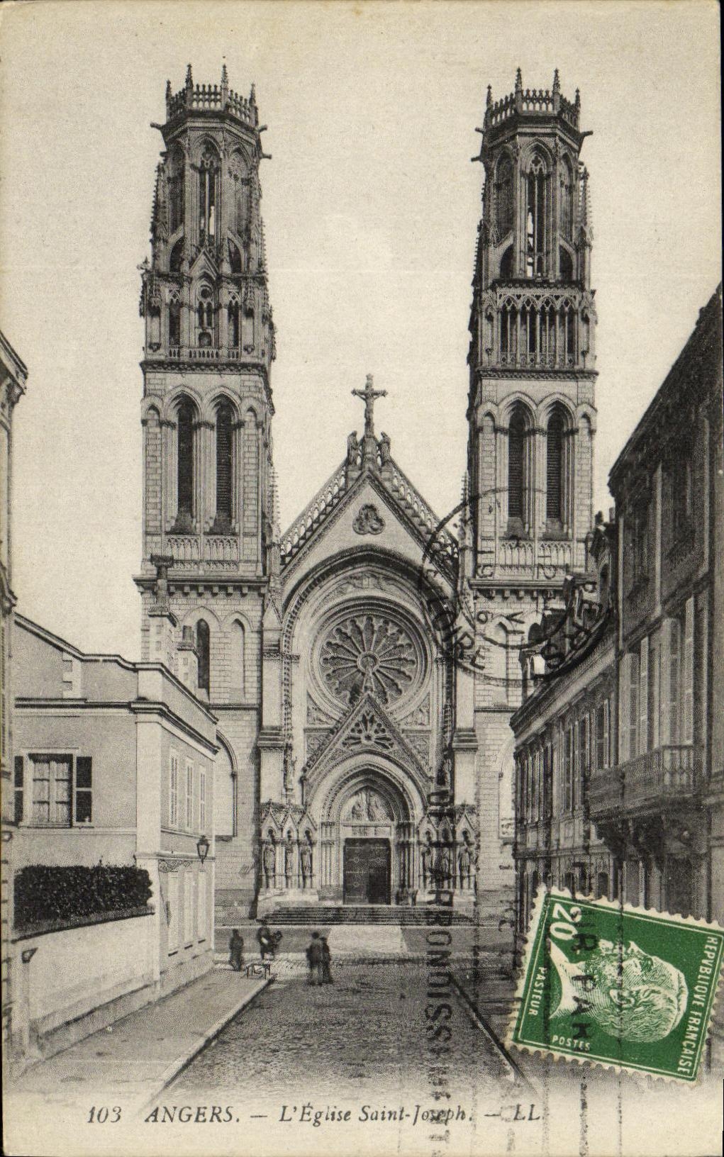 CPA Angers L Eglise Saint Joseph