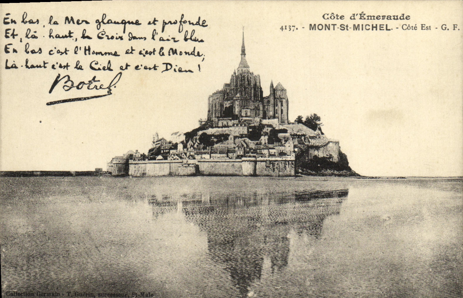 CPA Cote d Emevaude Mont St Michel Cote Est Botrel
