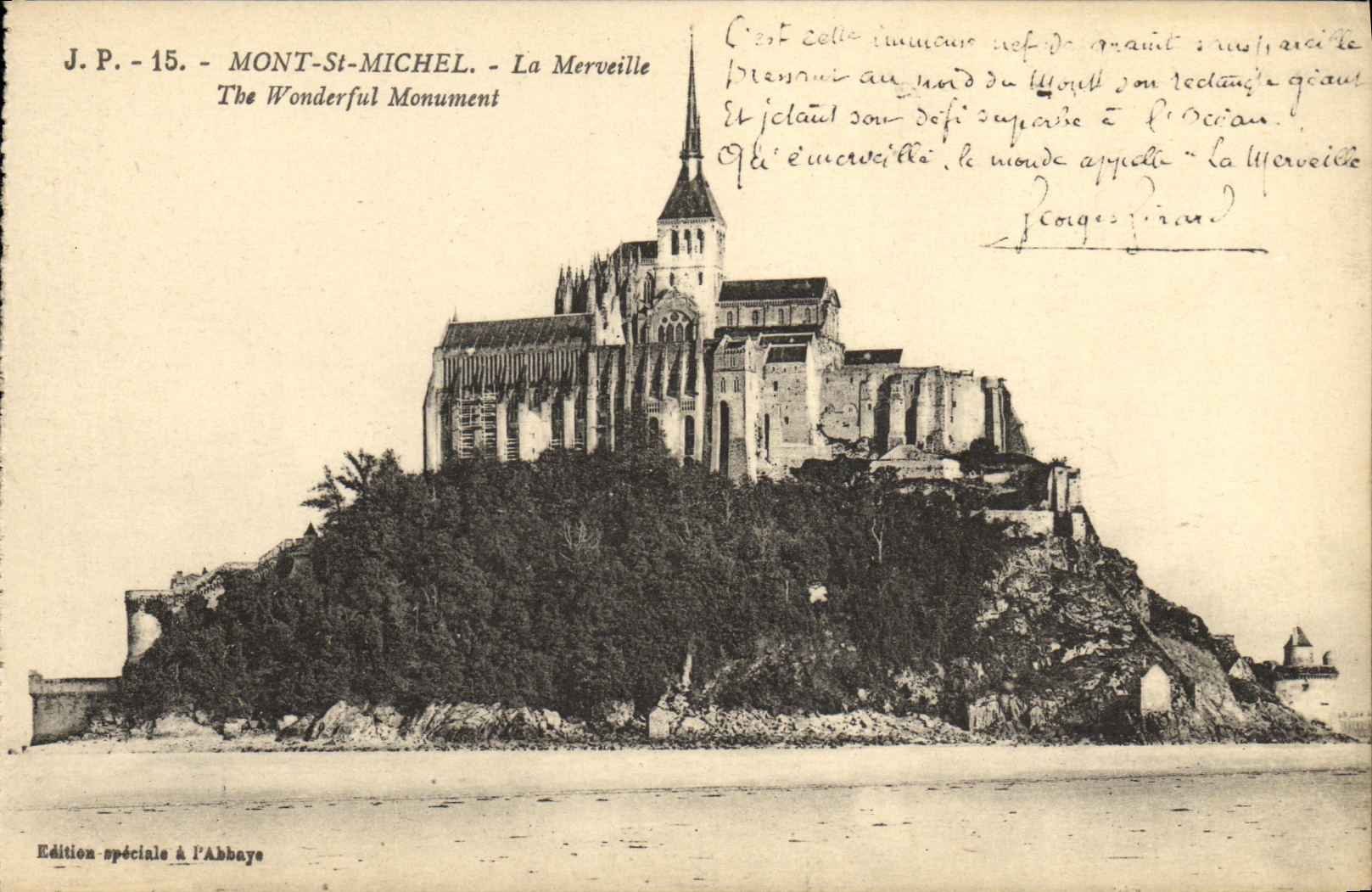 CPA Mount St Michel La Merveille 