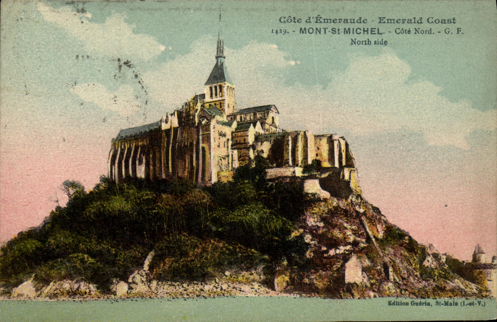 CPA Cote d Emeraude Mont St Michel Cote Nord 