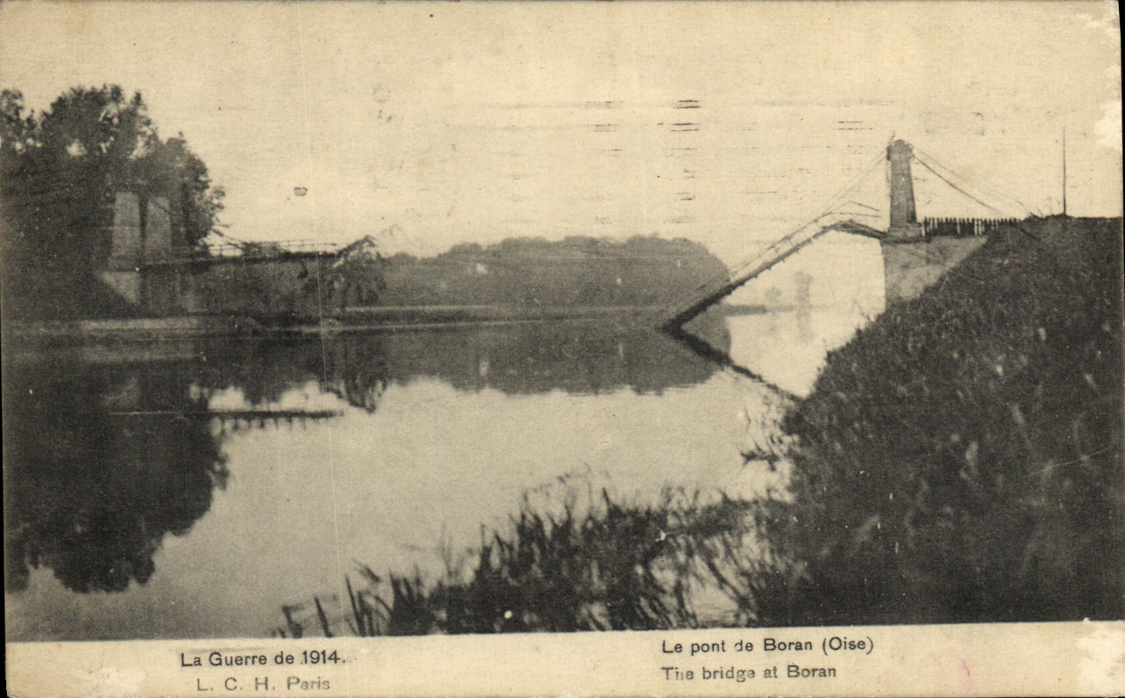 CPA Militaria Le Pont de Boran 