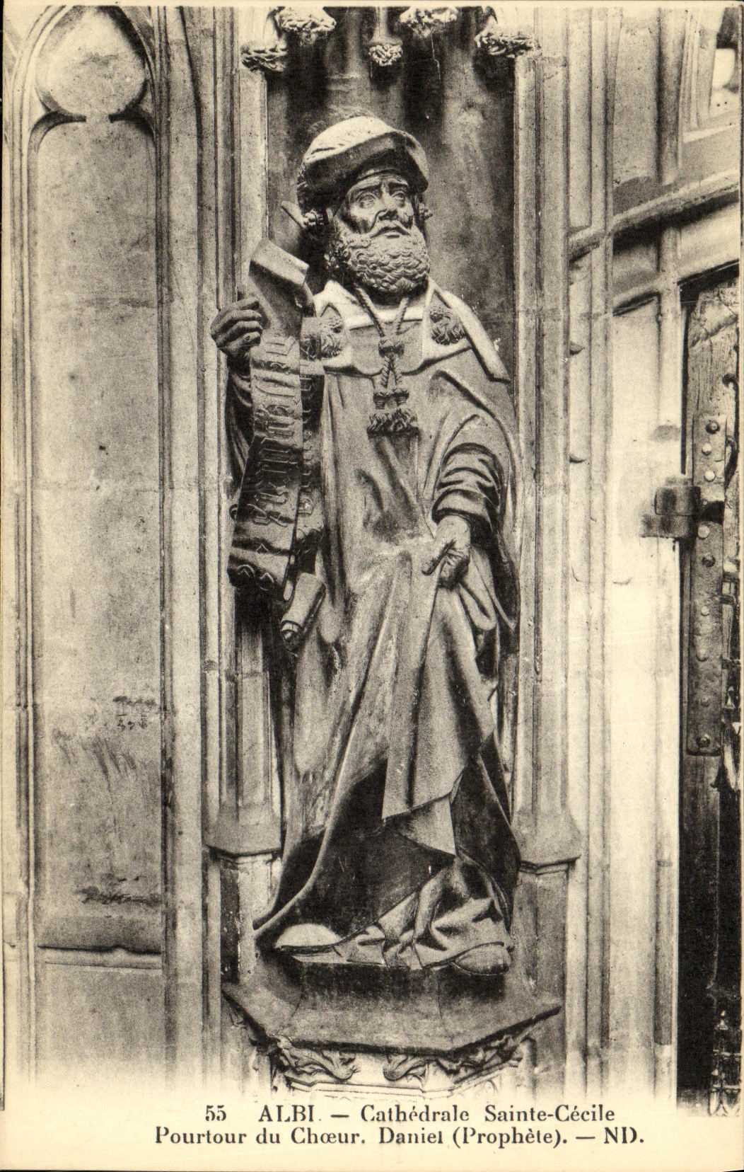 Catedral co de Albi de la POSTAL de la VENDIMIA  Cecile Daniel Prophete