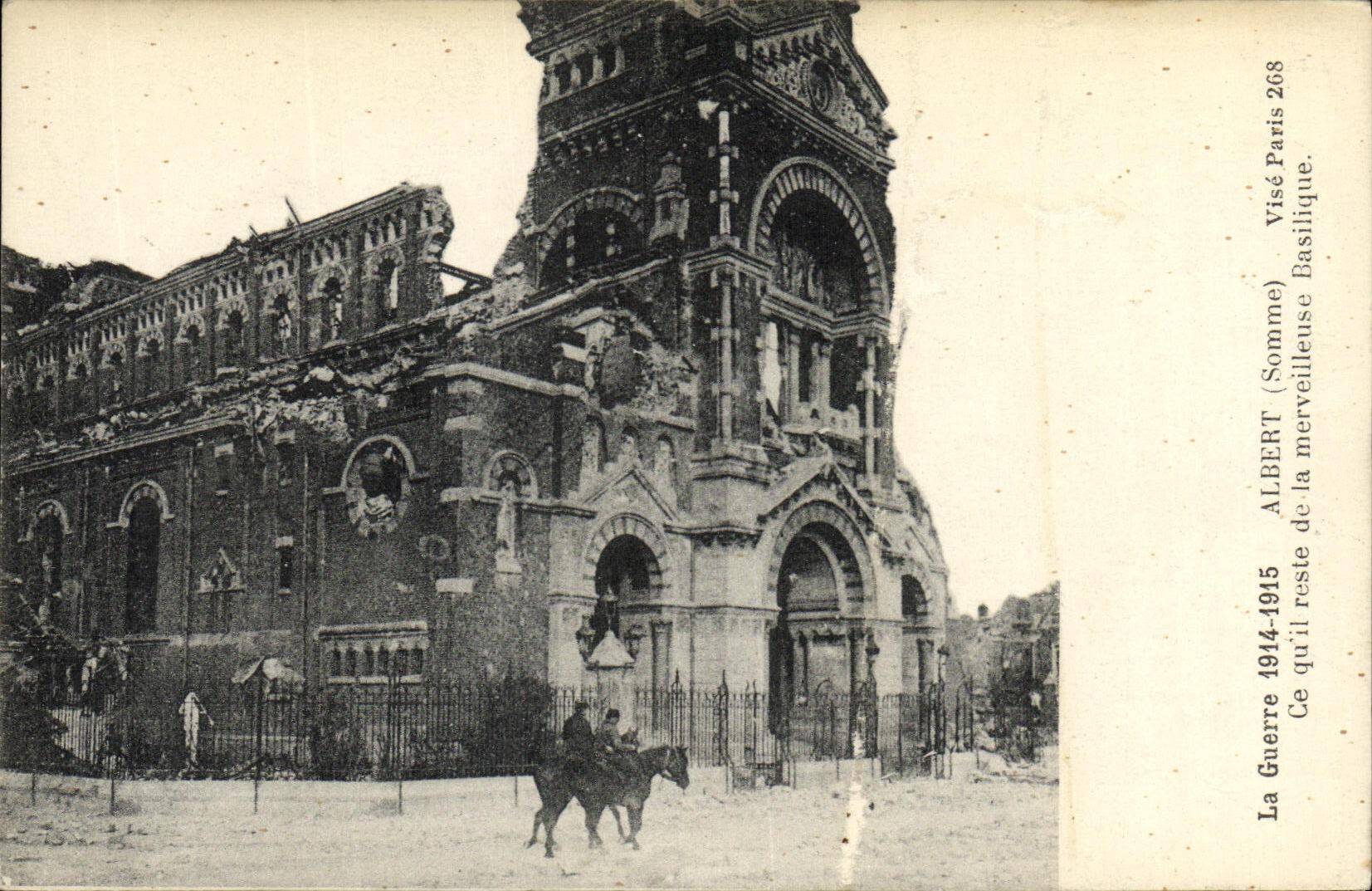 CPA Militaria Albert Basilique