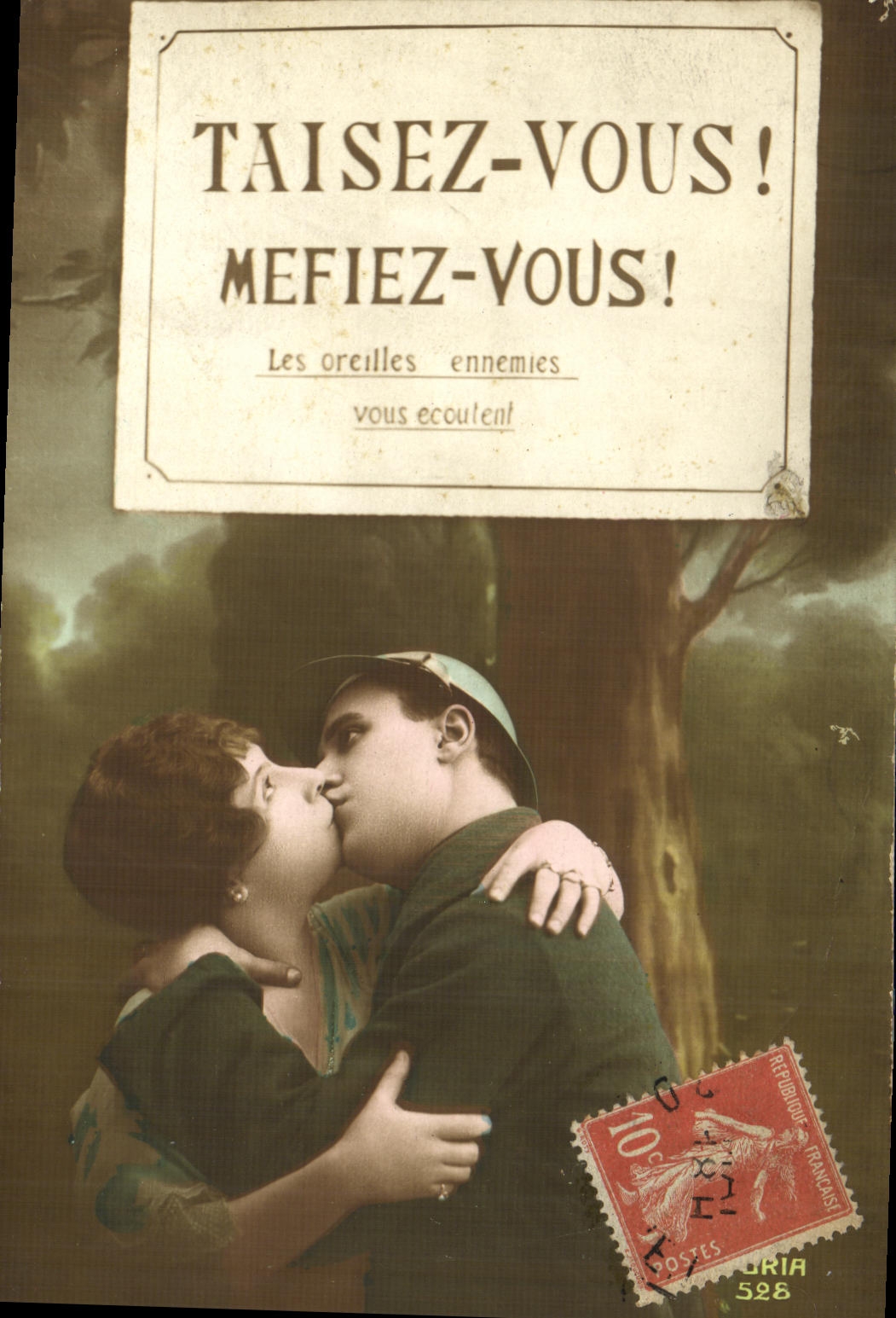 CPA Militaria Taisez Vous Mefiez Vous