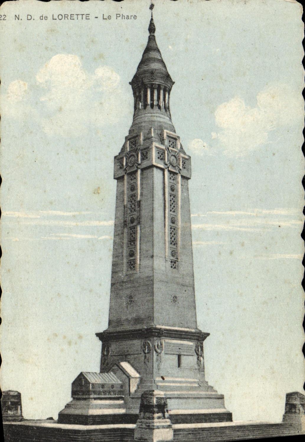 CPA Militaria N D de Lorette Le Phare