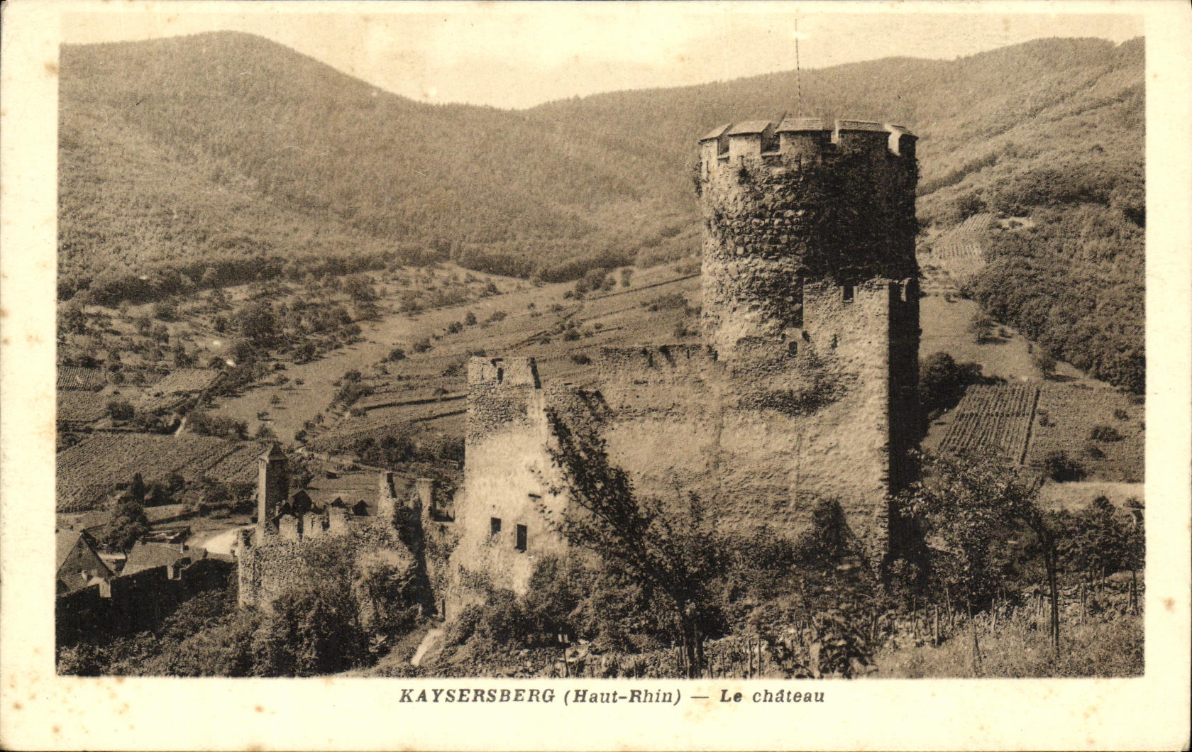 CPA Kaysersberg Le Chateau