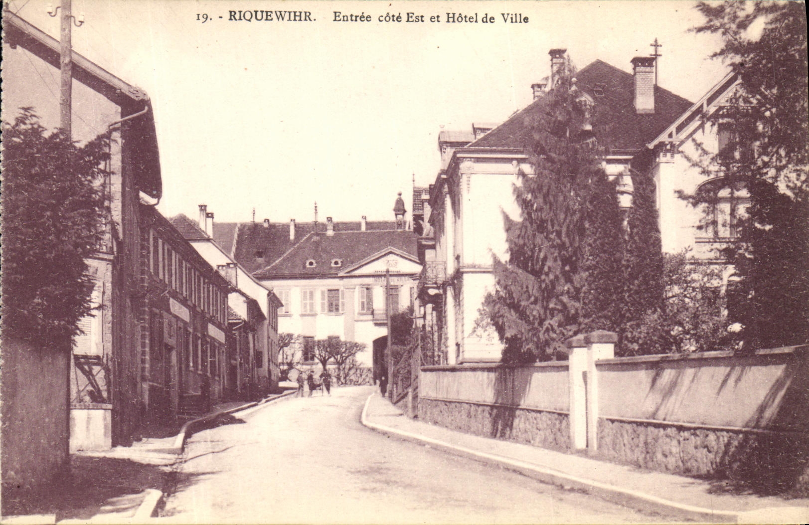 CPA Riquewihr Entree Cote Est et Hotel de Ville
