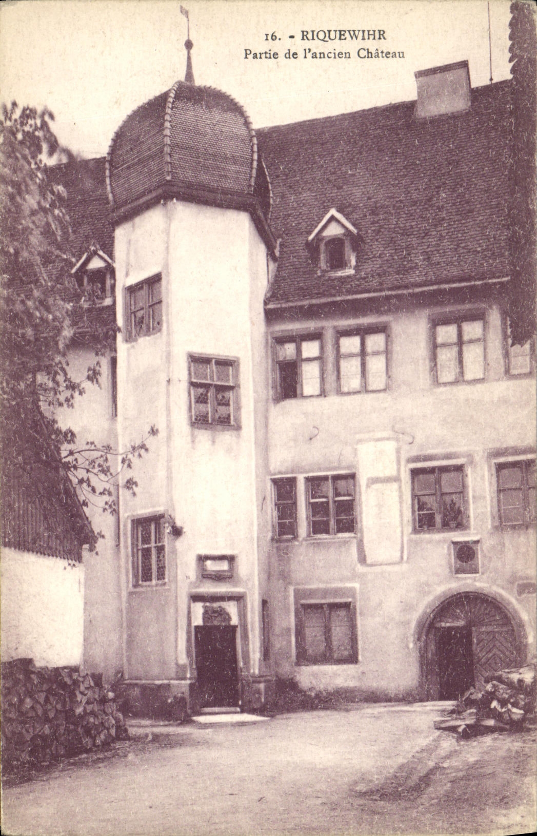 CPA Riquewihr Partie de L Ancien Chateau