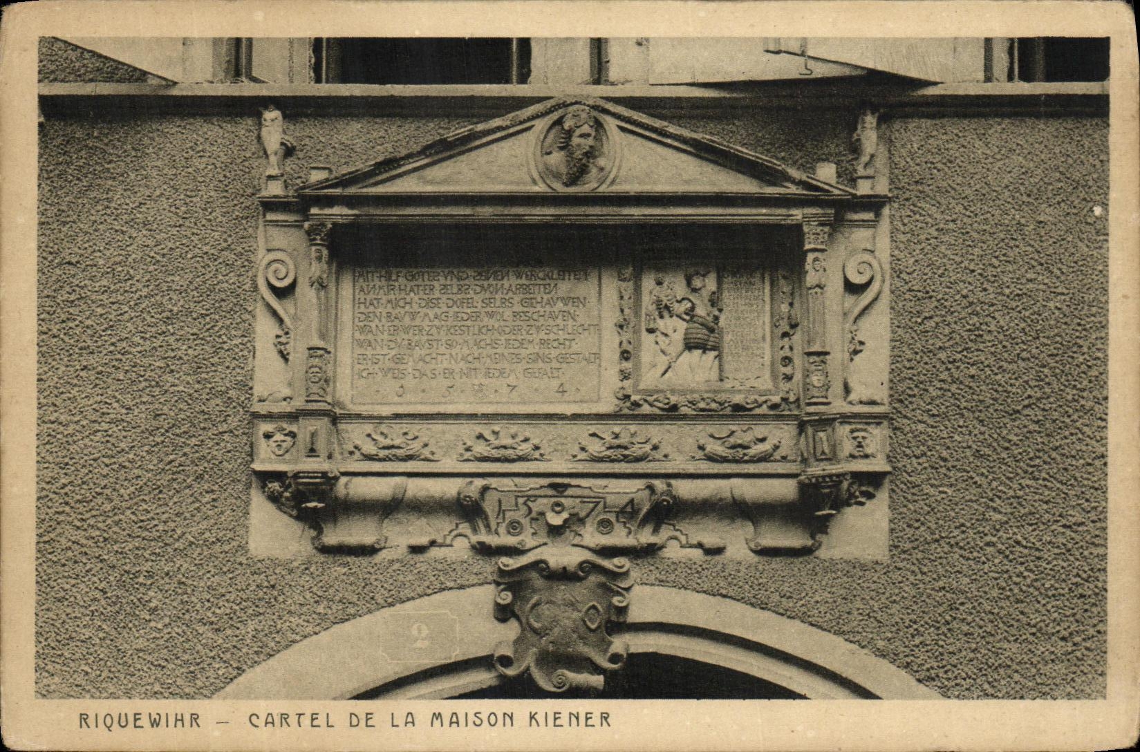 CPA Riquewihr Cartel De La Maison Kiener