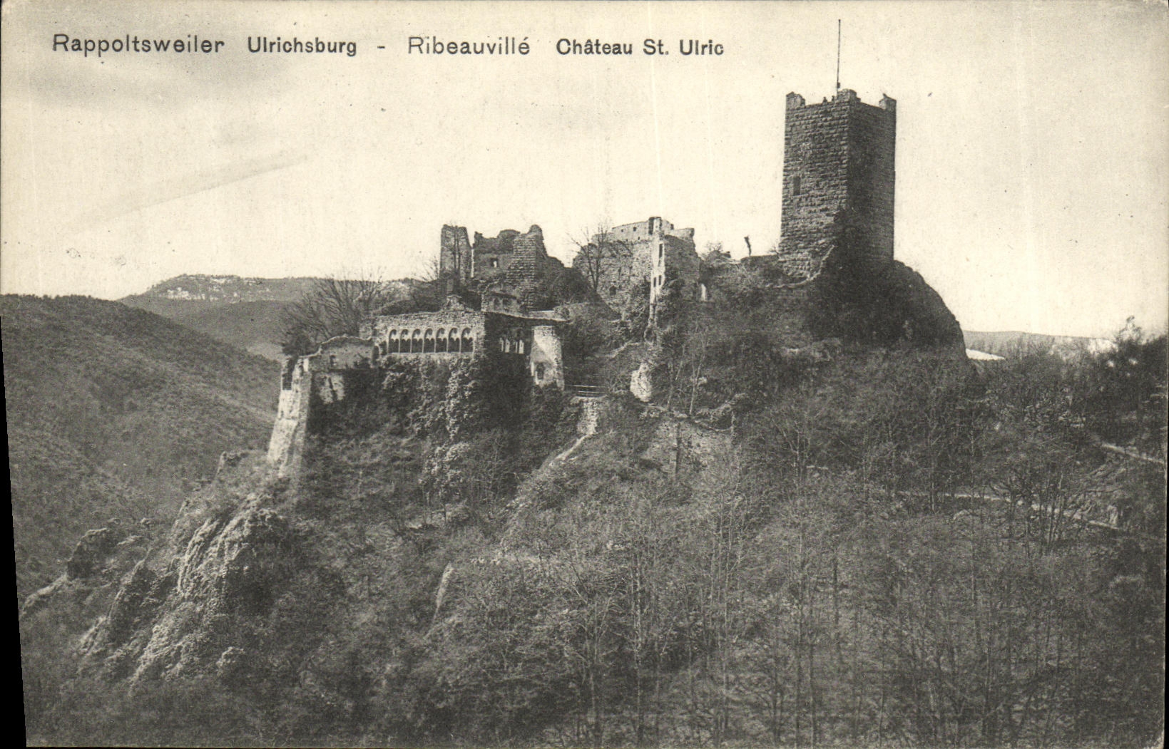 CPA Ribeauville Chateau St Ulric 