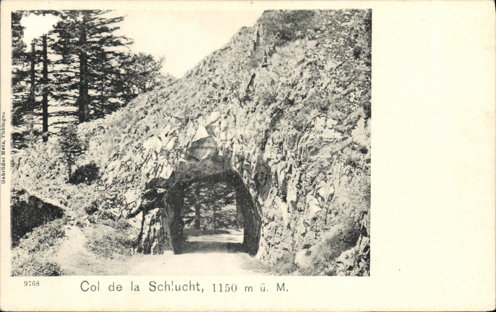 Collar de Colmar de la POSTAL de la VENDIMIA de Schlucht