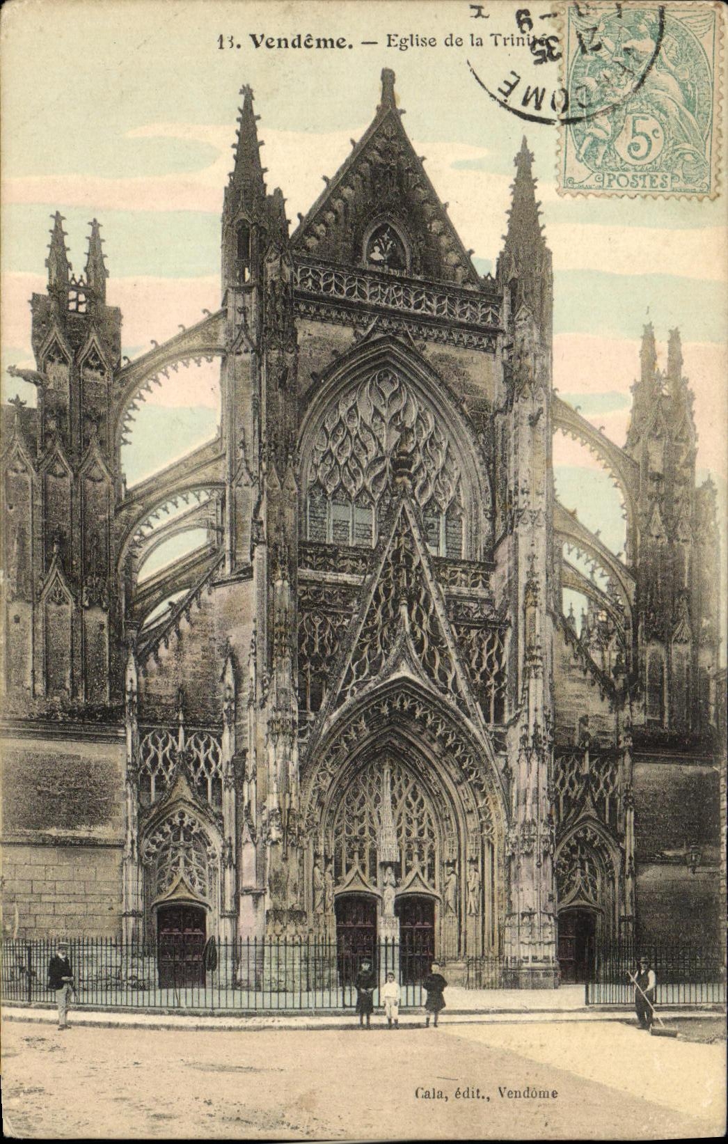 CPA Vendome Eglise de La Trinite